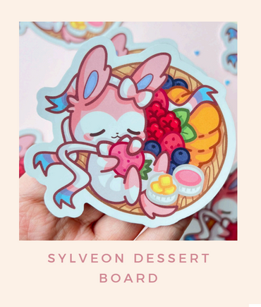 Poroful Stickers - Vinyl 3" Sticker Pokemon - Sylveon Dessert Board