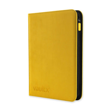 Vault X - 9-Pocket eXo-Tec® Zip Binder - Yellow