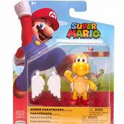 Super Mario - Koopa Paratroopa With Wings 4" Articulated Figure