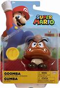 Super Mario - Goomba With Coin 4" Articulated Figure