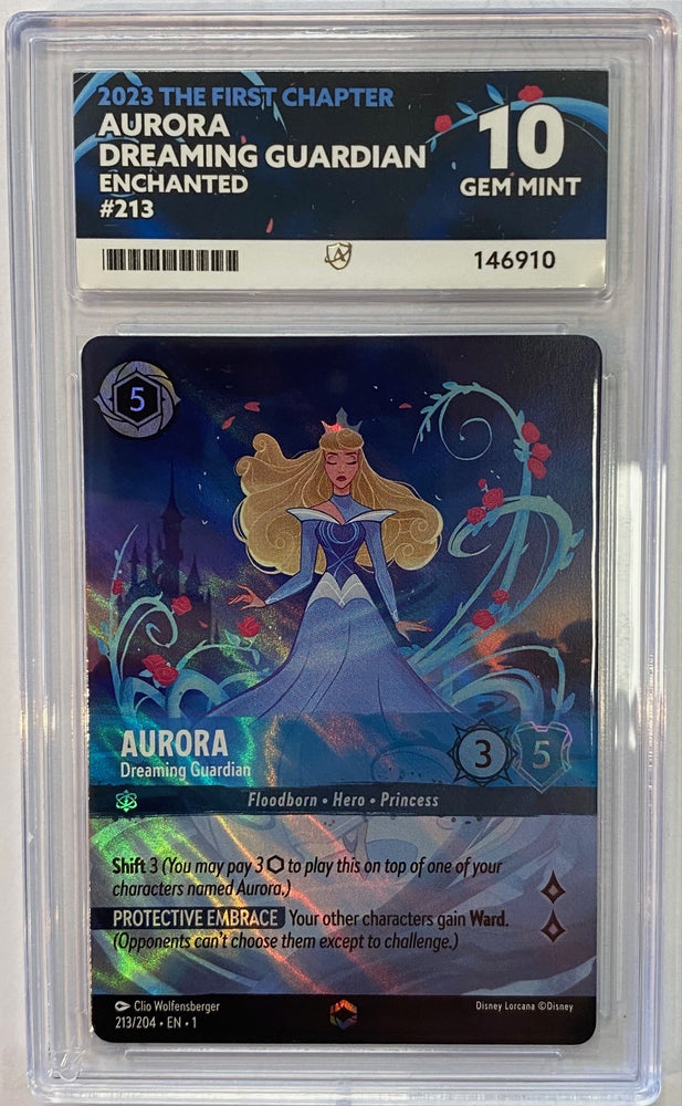 Aurora - Dreaming Guardian (Enchanted) (213/204) [The First Chapter] - ACE Graded Card 10 - #146910