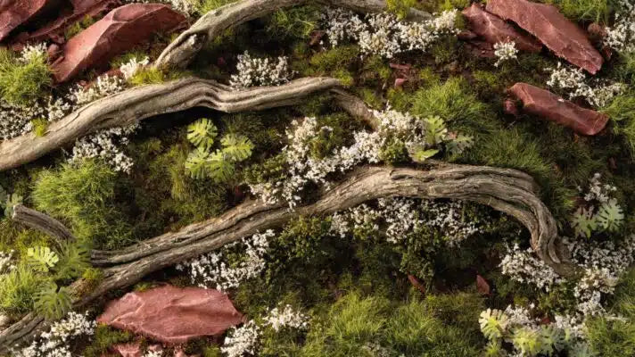 GAMER'S GRASS GENERATION II FLOWERS - WHITE ROSE FLOWERS