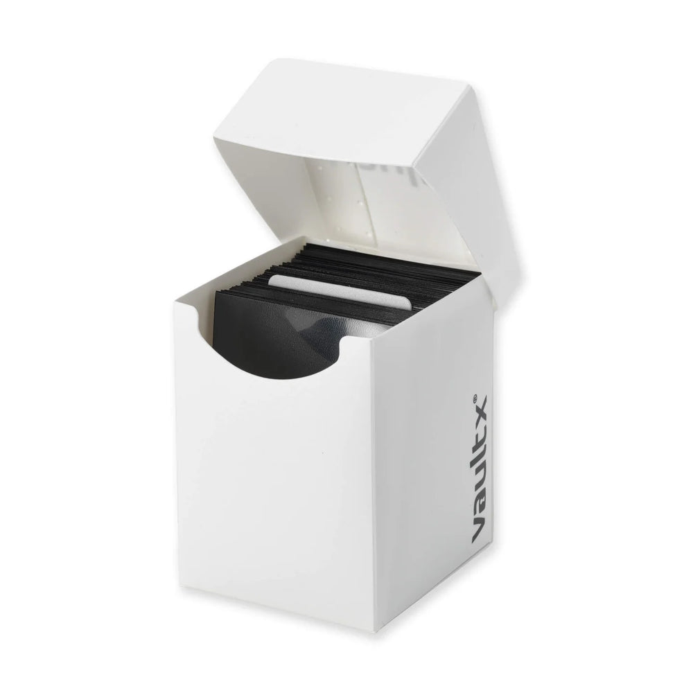 Vault X - Large Deck Box 100+ with 150 Sleeve White