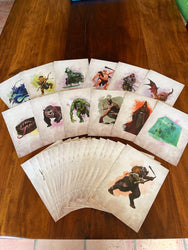 Dungeons & Dragons RPG Encounter Cards Challenge Rating 0-6: Pack 2