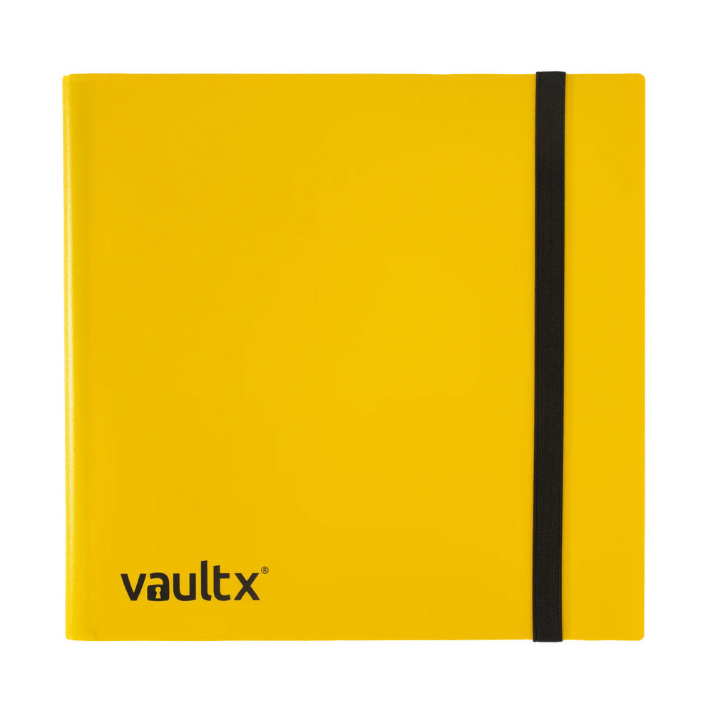 Vault X - 12-Pocket Strap Binder - Yellow
