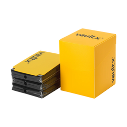 Vault X - Large Deck Box 100+ with 150 Sleeve Yellow