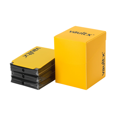 Vault X - Large Deck Box 100+ with 150 Sleeve Yellow