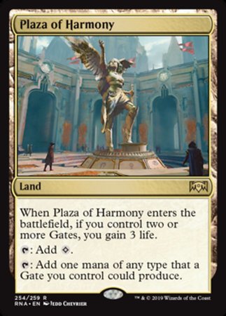 Plaza of Harmony [Ravnica Allegiance]