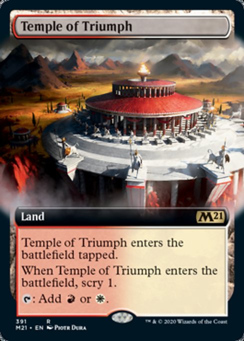 Temple of Triumph (Extended Art) [Core Set 2021]