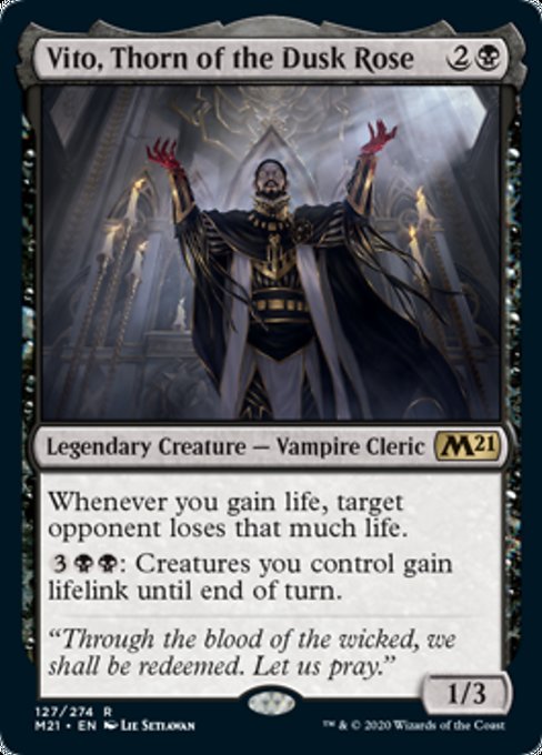 Vito, Thorn of the Dusk Rose [Core Set 2021]