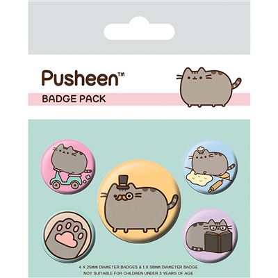 PUSHEEN (FANCY) BADGE PACK
