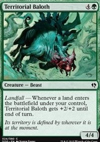 Territorial Baloth [Duel Decks: Zendikar vs. Eldrazi]