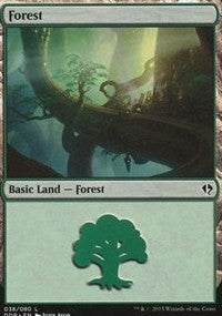 Forest (38) [Duel Decks: Zendikar vs. Eldrazi]