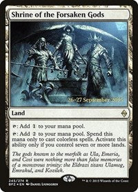 Shrine of the Forsaken Gods [Battle for Zendikar Promos]