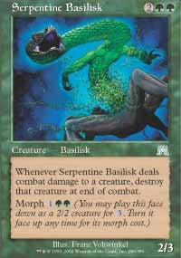 Serpentine Basilisk [Onslaught]