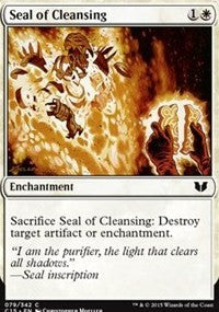 Seal of Cleansing [Commander 2015]