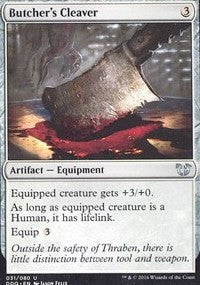Butcher's Cleaver [Duel Decks: Blessed vs. Cursed]