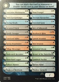 Checklist Card - (CH1) Shadows over Innistrad [Shadows over Innistrad Tokens]
