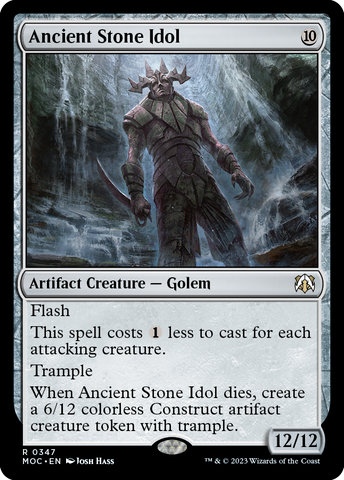 Ancient Stone Idol [March of the Machine Commander]