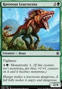 Ravenous Leucrocota [Conspiracy: Take the Crown]
