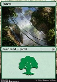 Forest (32) [Duel Decks: Nissa vs. Ob Nixilis]