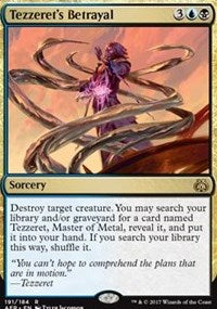 Tezzeret's Betrayal [Aether Revolt]