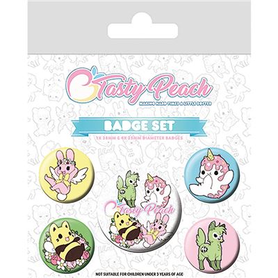 TASTY PEACH BADGE PACK