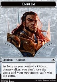 Emblem - Gideon of the Trials // Zombie Token [Amonkhet]