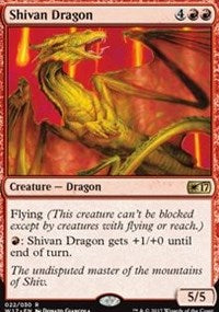 Shivan Dragon [Welcome Deck 2017]