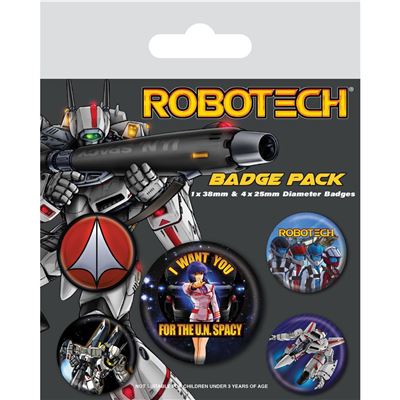 ROBOTECH BADGE PACK