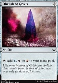 Obelisk of Grixis [Archenemy: Nicol Bolas]