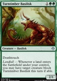 Turntimber Basilisk [Archenemy: Nicol Bolas]