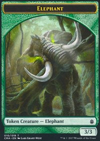 Elephant Token (010) [Commander Anthology Tokens]