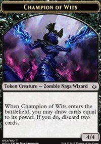 Champion of Wits Token [Hour of Devastation Tokens]
