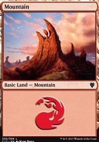 Mountain (305) [Commander 2017]