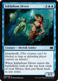 Inkfathom Divers [Duel Decks: Merfolk vs. Goblins]