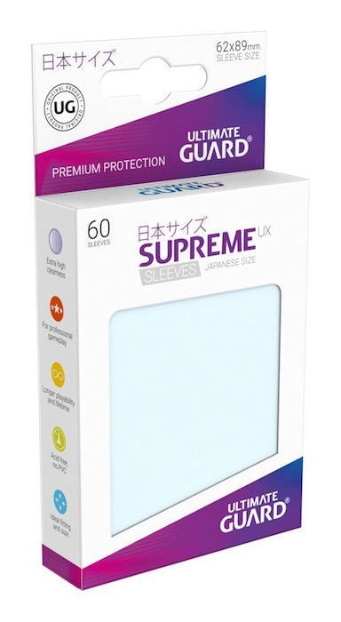 Ultimate Guard Supreme UX Sleeves Japanese Size Matte Frosted (60) Card Sleeves