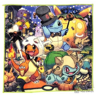 Pokémon Center Original Hand Towel Kanto Starters - Halloween Festival!