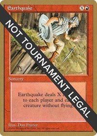 Earthquake - 1996 Eric Tam (4ED) [Pro Tour Collector Set]