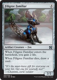 Filigree Familiar [Duel Decks: Elves vs. Inventors]