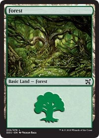 Forest (32) [Duel Decks: Elves vs. Inventors]