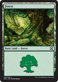 Forest (33) [Duel Decks: Elves vs. Inventors]