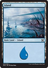 Island (73) [Duel Decks: Elves vs. Inventors]