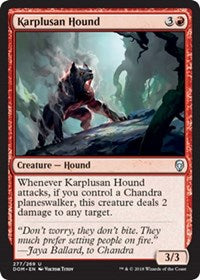 Karplusan Hound [Dominaria]