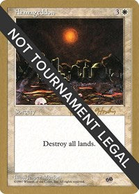 Armageddon - 1998 Brian Hacker (5ED) (SB) [World Championship Decks 1998]