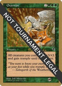 Overrun - 1999 Matt Linde (TMP) (SB) [World Championship Decks 1999]