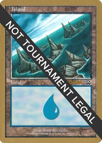 Island (338) - 2001 Alex Borteh (MMQ) [World Championship Decks 2001]