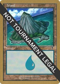 Island (335) - 2001 Antoine Ruel (7ED) [World Championship Decks 2001]