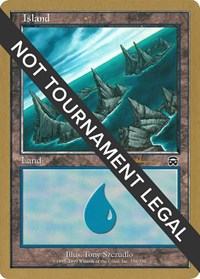 Island (338) - 2001 Antoine Ruel (MMQ) [World Championship Decks 2001]