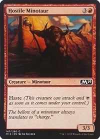 Hostile Minotaur [Core Set 2019]